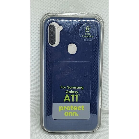 Samsung Galaxy A11 Protect Onn Raised Side Grips Antimicrobial Durable Grip Case - Picture 1 of 4